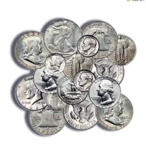 $1 FV 90% Silver Coin Various Denominations (Pre-1965)