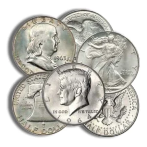 $1 FV 90% Silver Half Dollar (Pre-1965)