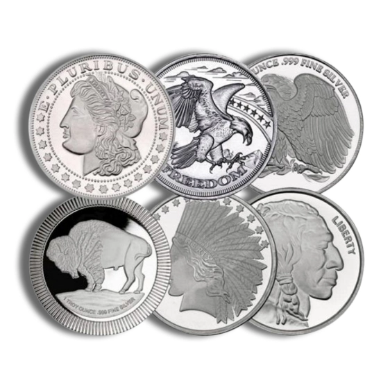 Buy and Sell 1 Ounce Silver Rounds in Houston - Houston Coin Buyers