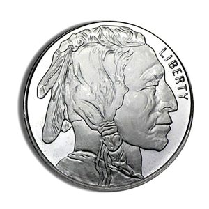 1 oz Silver Round – Buffalo Design