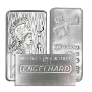 100 oz Silver Bar - Brand Varies