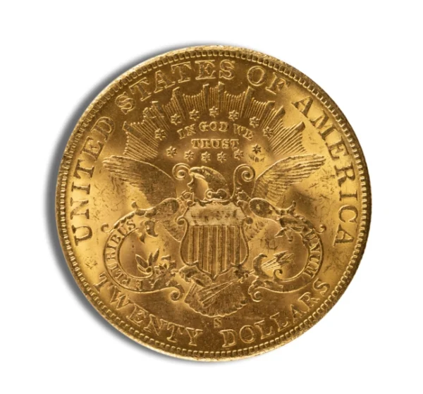 $20 Gold Liberty Double Eagle - AU - Image 3