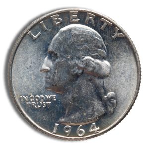 $1 FV 90% Silver Washington Quarters
