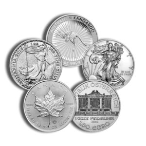 1 Ounce Sovereign Mint Silver Coins